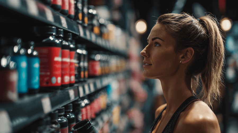 vrouw sport supplementen